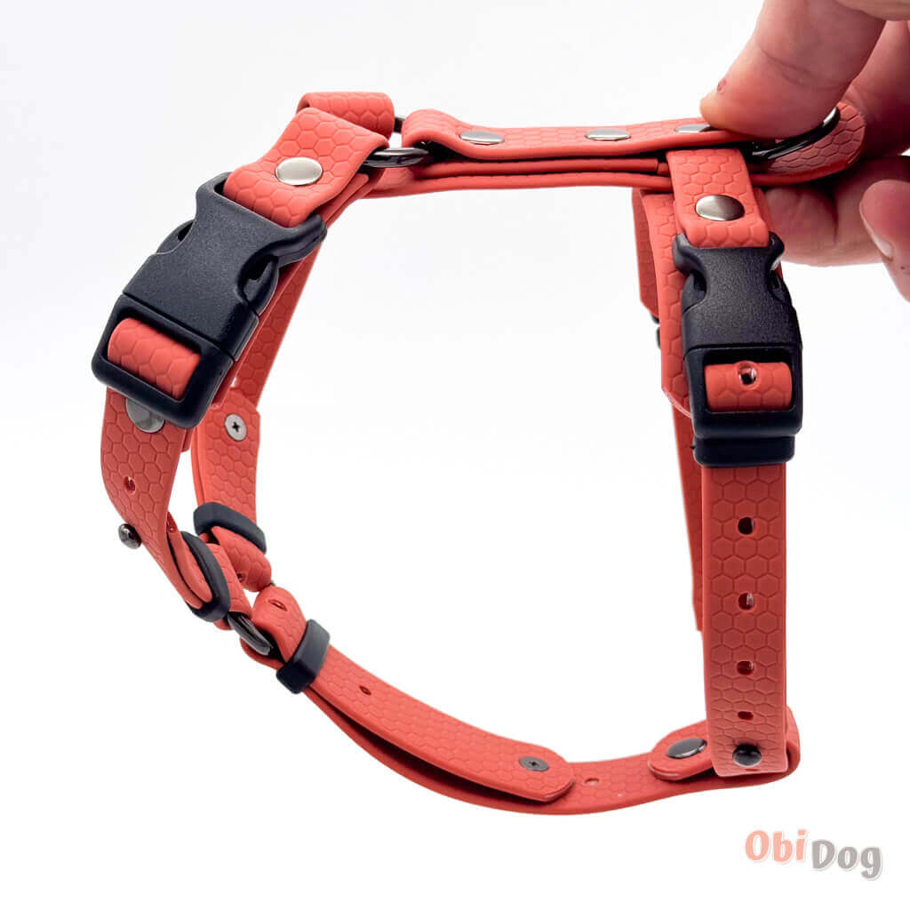 Hexa krūšu siksna suņiem, ūdensdroša un anatomiski pareiza, viegli regulējama, ergonomiska dizains.