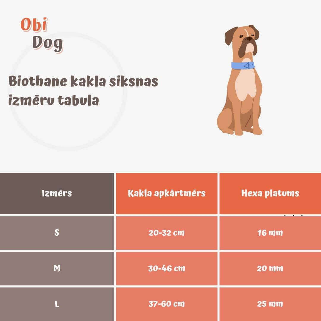 Biothane collar for dogs