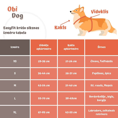 EasyFit anatoomilised veekindlad traksid koertele - Valge