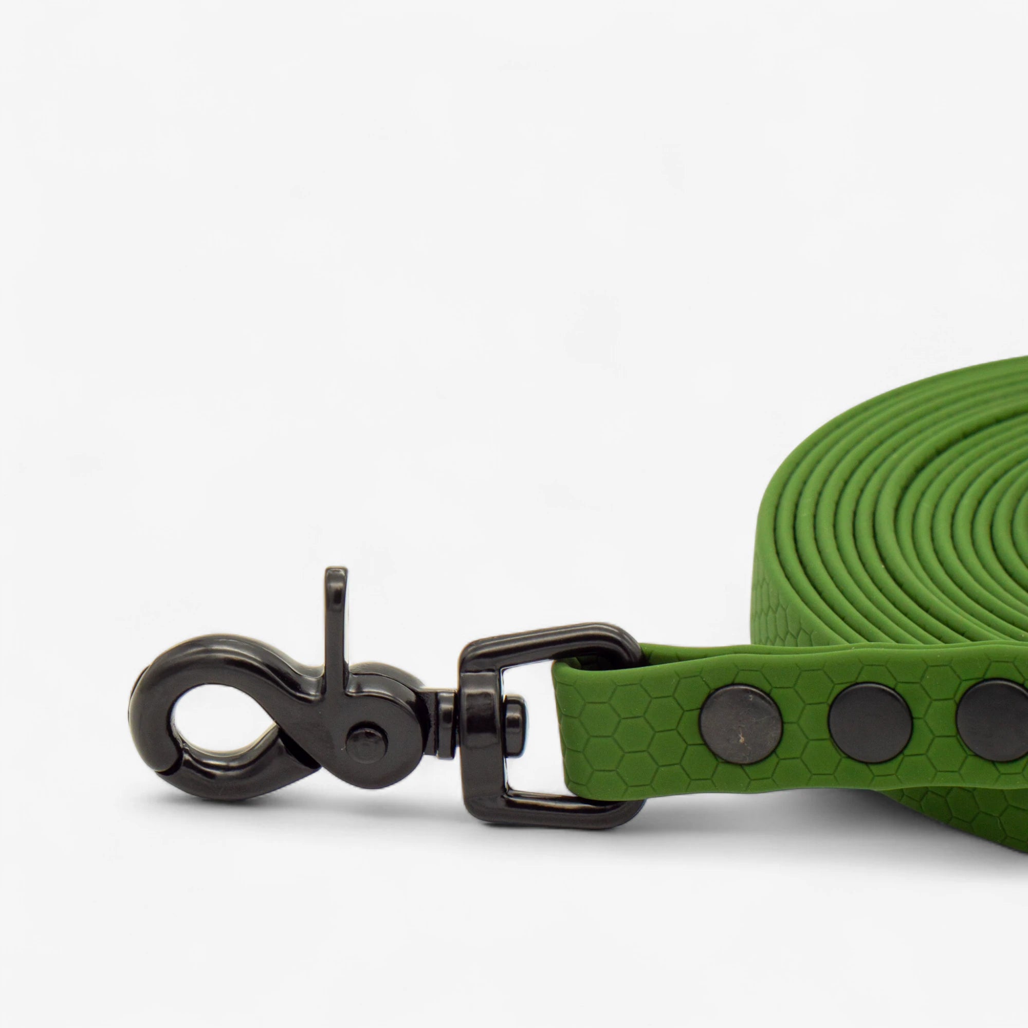 Hexa Hands-Free Dog Leash (Adjustable) – Waterproof, Olive Green